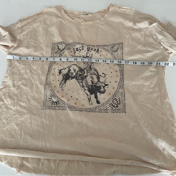 WHITE CROW WOMEN'S BUCK YEAH SEAMED LONG SLEEVE GRAPHIC TEE - Picture 4 of 11